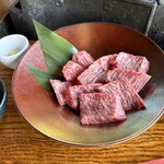 いろり舎 六月六日 - 赤牛のイチボ、とっても柔らかく異次元の美味しさ