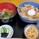 兎月亭 - 豚肉の焼肉丼セット