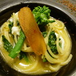 リストランテソットラルコ - からすみと菜の花のスパゲッティーニ