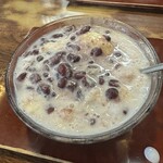 納言志るこ店 - 安全圏に達した氷