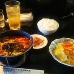 焼肉のかねまる 石津店 - 金豚王 カルビラーメンランチ