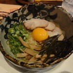 讃岐らーめん　はまの - 釜玉らーめん