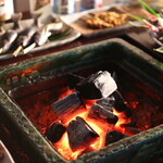 岩村山荘 - 囲炉裏料理 昼の部