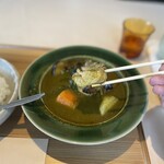 久慈カリー - タンドリーチキン美味しいなぁ
