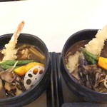 蕎麦さとやま - 特製カレー南蛮　さとやまスペシャル　１３００円　辛口とデフォ　【　２０１５年４月　】　