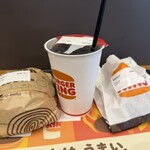 バーガーキング - ドリンク写真:クワトロチーズワッパーセット!¥1,260円 今日はオニオンリングセット。