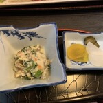 橘 - 白和え、お新香