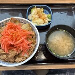 吉野家 - 料理写真:朝牛セット おしんこ