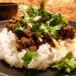 ワ カフェ エイム - 15.04.23 ラムキーマ(1026円) ぱらりとかけた山椒が爽快！