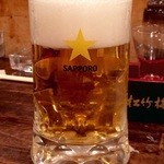やまちゃん - 1杯目の生ビール