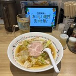 どうとんぼり神座 - 料理写真:冷たいおいしいラーメン950円＆ハイボール430円
