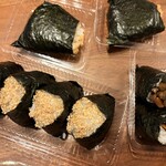 おいしい米とおにぎりの店 小島米店 - 本日購入の品々　上２つは、たらこ、明太子