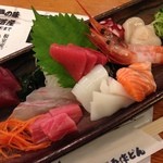 海鮮料理 吾作どん  - H.27.4.22.夜 海鮮造り盛り合わせ 1,620円