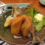 海鮮料理 吾作どん  - H.27.4.22.夜 あじフライ 421円