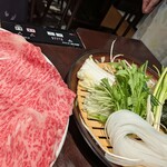 しゃぶしゃぶ・日本料理 木曽路 銀座五丁目店 - 上でも充分のさし