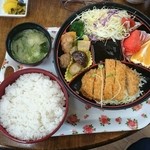 みやこお食事処 - 豚カツ定食