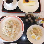 Kafe terasu - ピラフセット　５００円　と　ケーキセット　３００円　【　２０１５年４月　】