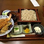 扇家蕎麦店 - ランチ  天丼セット