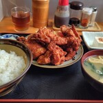 あかいし - 唐揚げ定食　税込1,100円（2026.07）