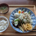 エルエー珈琲店 - ハンバーグランチ