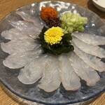 和食居酒屋いすず - マゴチ刺身