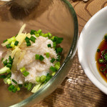 もつ焼き ねぎぼうず - H27.4.23　白センマイ刺し