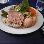 ラ ポルトルージュ - お肉のテリーヌと鶏レバーのパテ