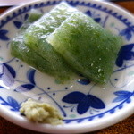 そば処　西村屋 - 刺身コンニャク