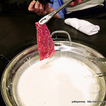 焼肉&ステーキ 格之進R - 豆乳でしゃぶしゃぶ