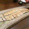 う嵐 - 白焼き　大きな口を開けてます