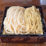 長命うどん - 料理写真:ミックス うどんと中華そば ざる☆
