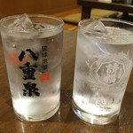 Sumibiyakiniku Yamamoto - 子供達のお水のコップがカッコいい！