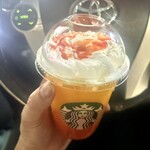 スターバックスコーヒー - ぎゅぎゅっとオレンジ＆マンゴーフラペチーノ(Tall)