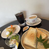 水間珈琲 - ハムたまごサンド美味しかった❤︎