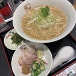 喜多方ラーメン 坂内 - 料理写真:【青唐】冷やし貝節塩ラーメン 細麺 ¥1.190-(税込)