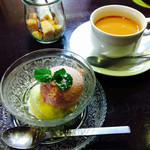 ソルトアンドペッパー - いちごのムース＆ミルクティー