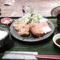 肉匠 さくら - コロッケ ミンチカツ定食