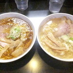 ラーメン ふくや - 醤油　５００円　と　塩５００円　【　２０１５年４月　】