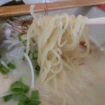 ささやん - 中細ちぢれ麺