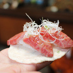 飛騨 こって牛 - 飛騨牛トロさしにぎり☆