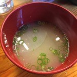 【２０１５年４月 再訪問】サービスの味噌汁