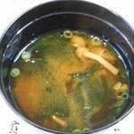 旬楽館 - 味噌汁 2015.4