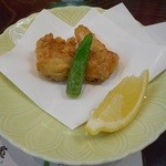 旬楽館 - 河豚唐揚げ 2015.4
