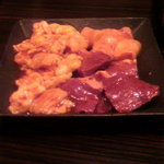 焼肉食堂 JUICY - ホルモン盛り合わせ