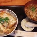 尾張屋 - カツ丼セット