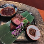 和菜 しょうでん - 千屋牛かいのみタレ焼き2900円税込