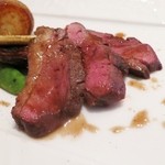 Cucina M'esse - （お肉料理）茨城産鴨胸肉のロースト、新ジャガイモ、マルサラソース☆
