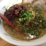 豚ちゃんラーメン - 醤油とんこつ 650円 外税 替玉100円 外税