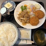 ニューかわぎし - コーヒーがついて、980円です