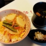 幸咲 - ★筍と桜海老のちらし寿司・赤出汁